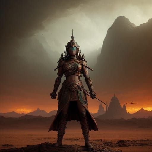 Buddhist Warriors Stand Against Apocalyptic Desert Hordes in...
