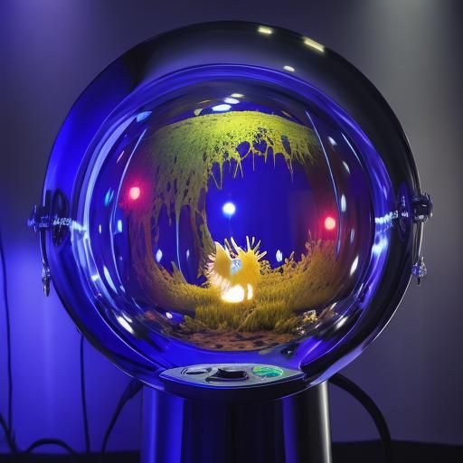 Surreal Mechanical Device in CGI