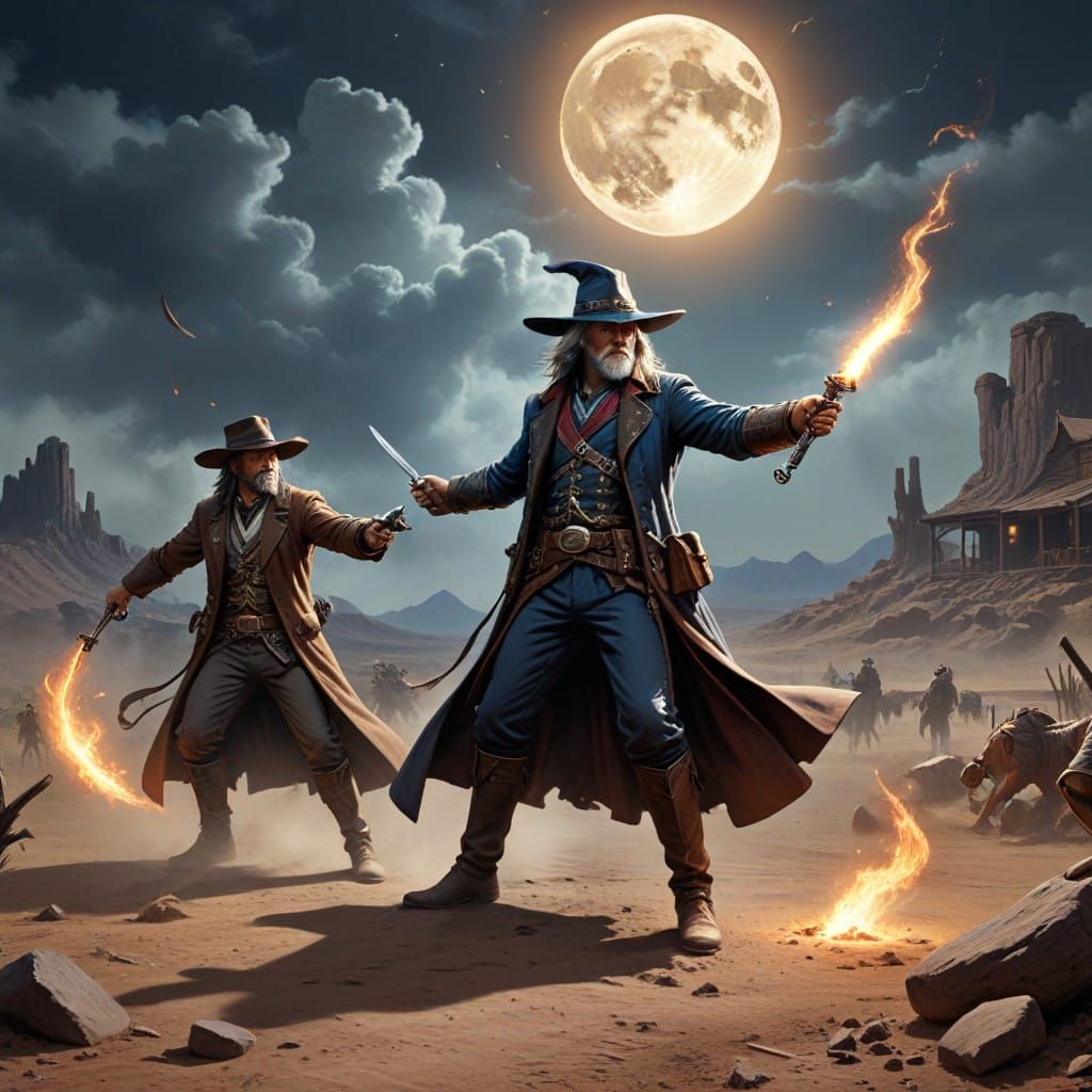 Western Wizards Engage in Lunar Duel