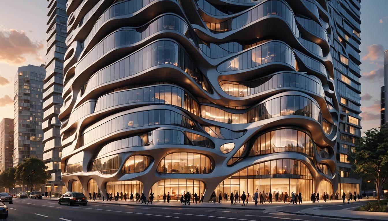 Futuristic Twin Towers: Zaha Hadid Architecture