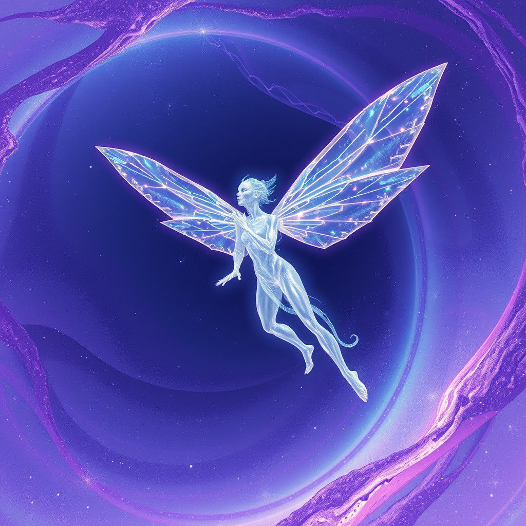 Ethereal Entity in Hyperspace: Biomechanical Art