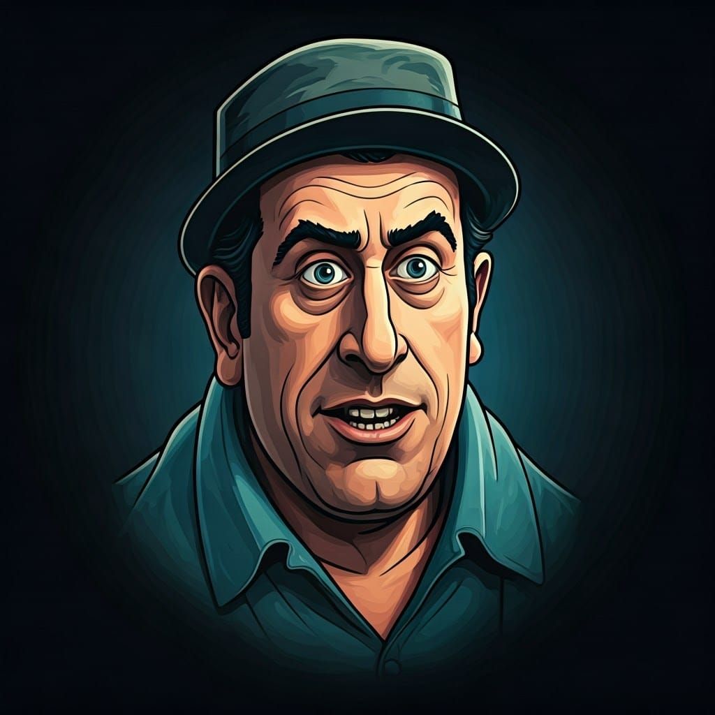 Humorous Cartoon: Use Lube, Man! Abstract Cell Shading