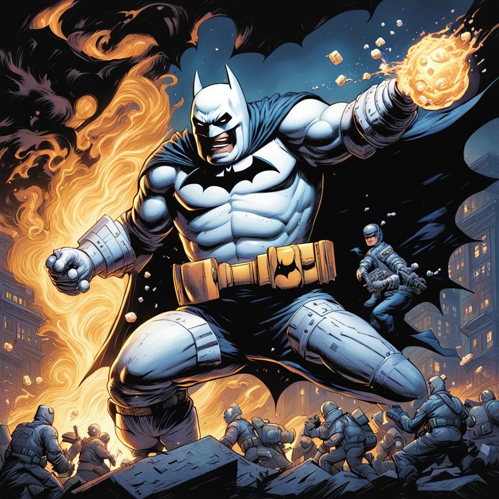 Batman vs. Stay Puft: Comic Book Showdown