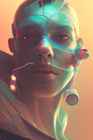 Cyberpunk Doctor Portrait in 8K Resolution