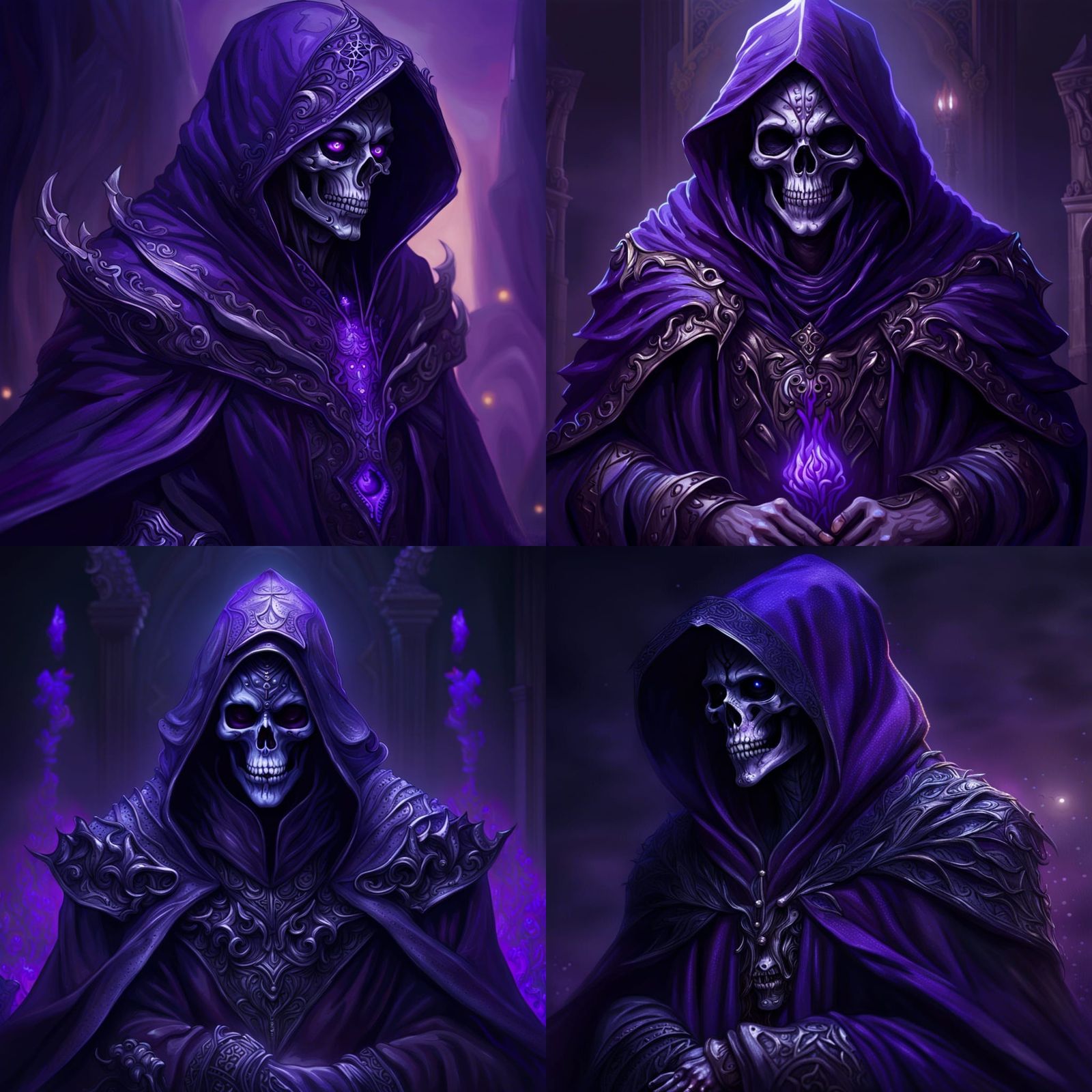 Powerful Lich Emitting Octarine Magic