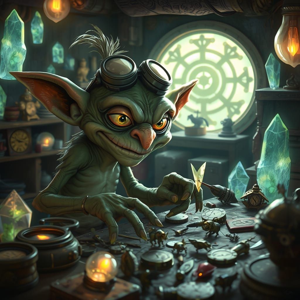 Clockwork Gremlin's Workshop: A Steampunk Fantasy