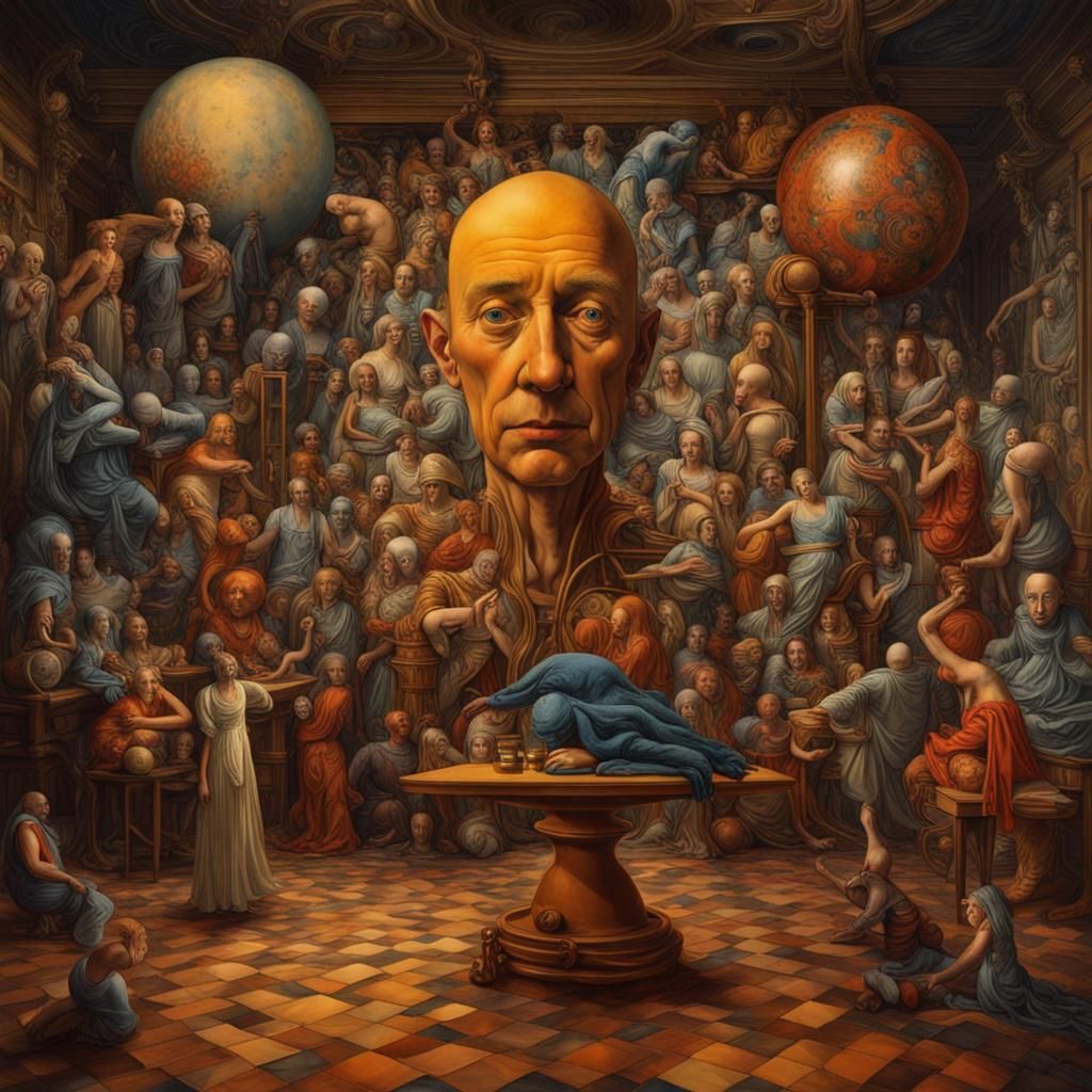 Dreamlike Surrealism in Warm Colors, 8k Resolution