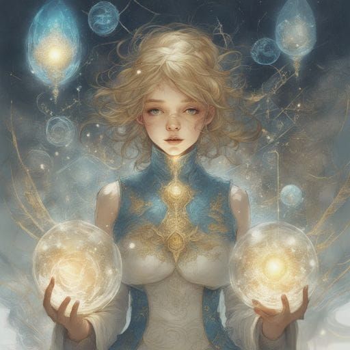Lux, Mistress of Light, Digital Art