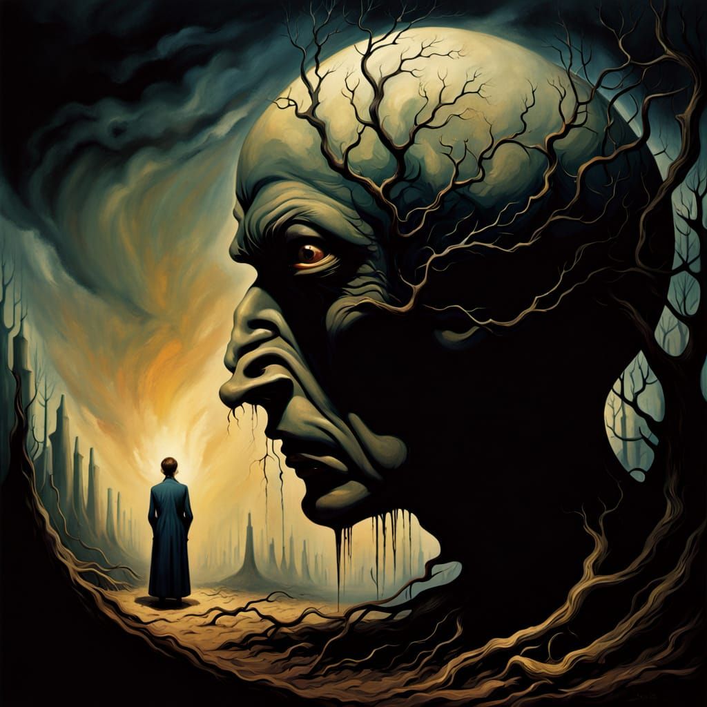 Surrealism Embodiment of Guilt and Despair