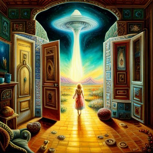 Alien Iced Coffee at Galactic Cafe: Cel-Shaded Art