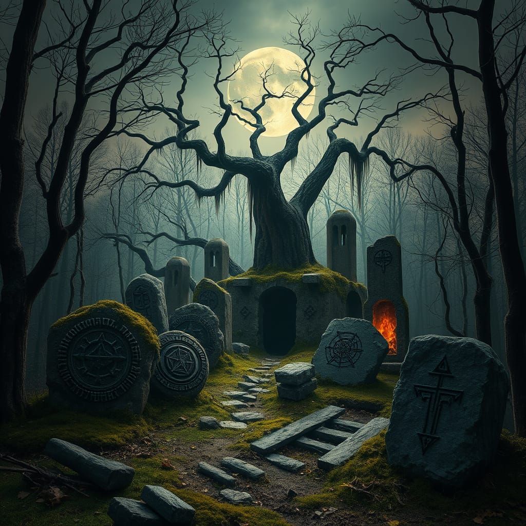 Mystical Baltic Mythology in Primeval Forest