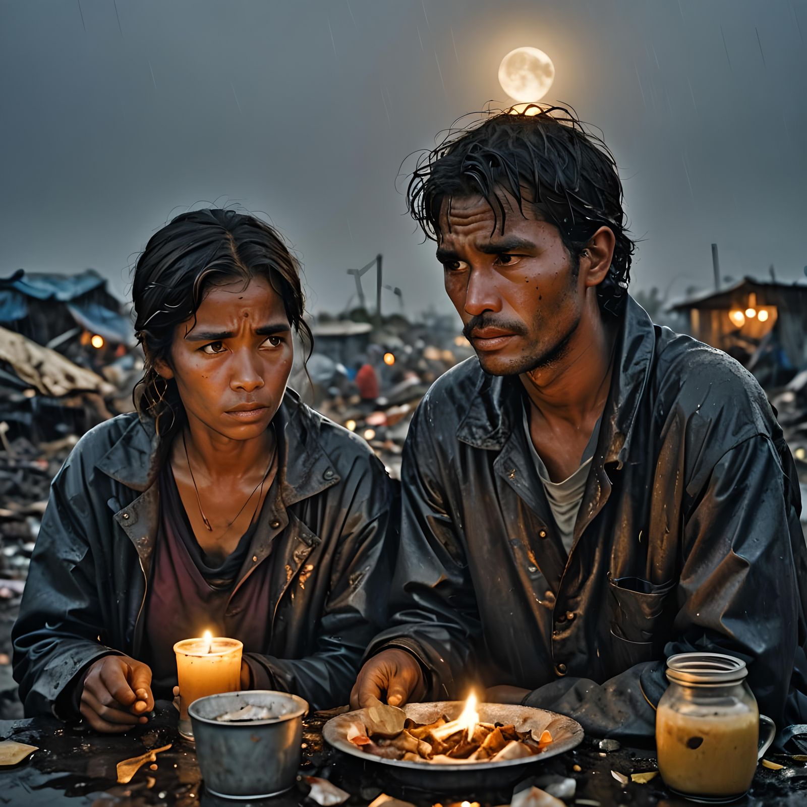 Saddest Candlelit Dinner: A Portrait of Longing