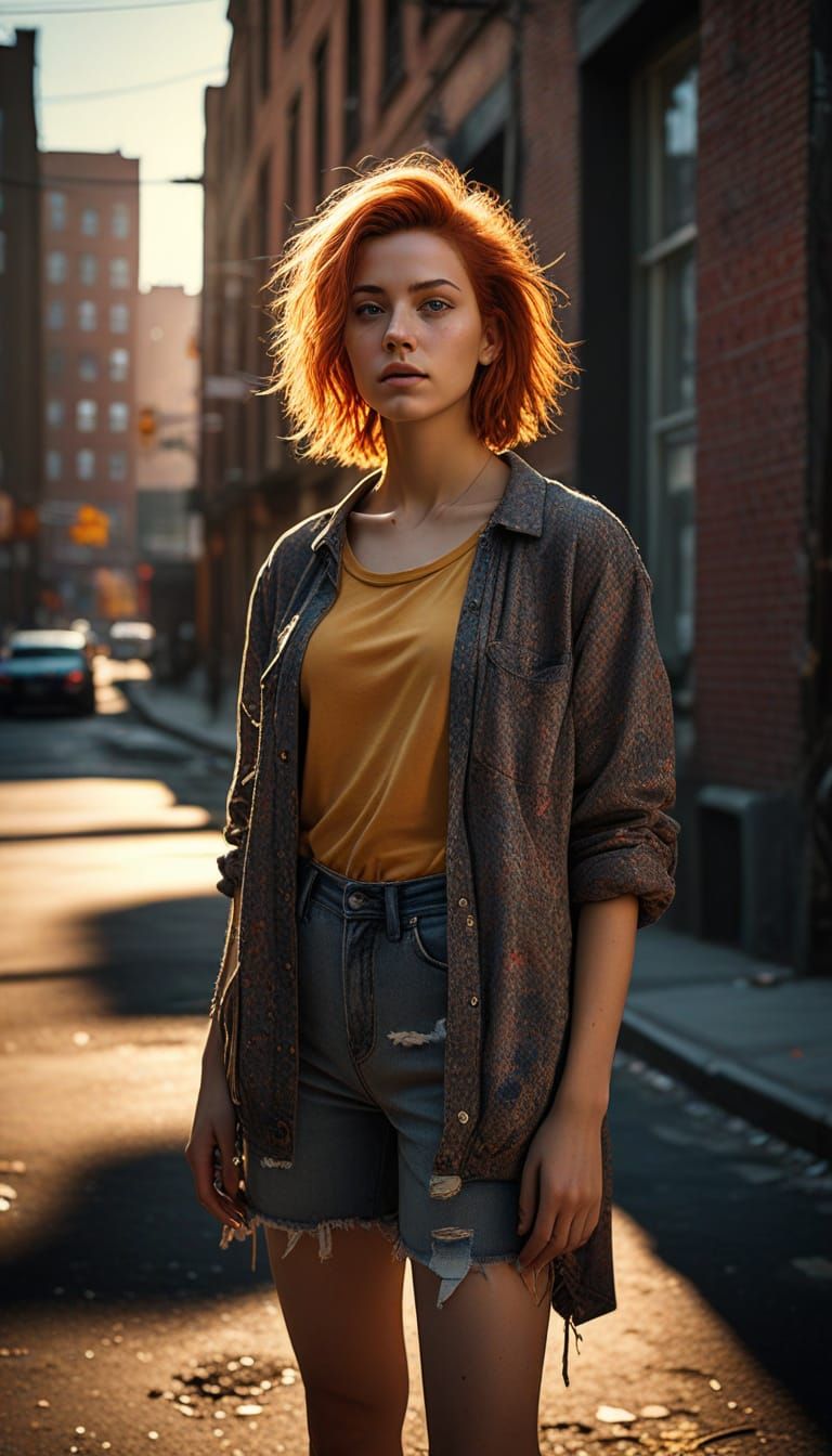 Vibrant Youth Shines in Urban Decay