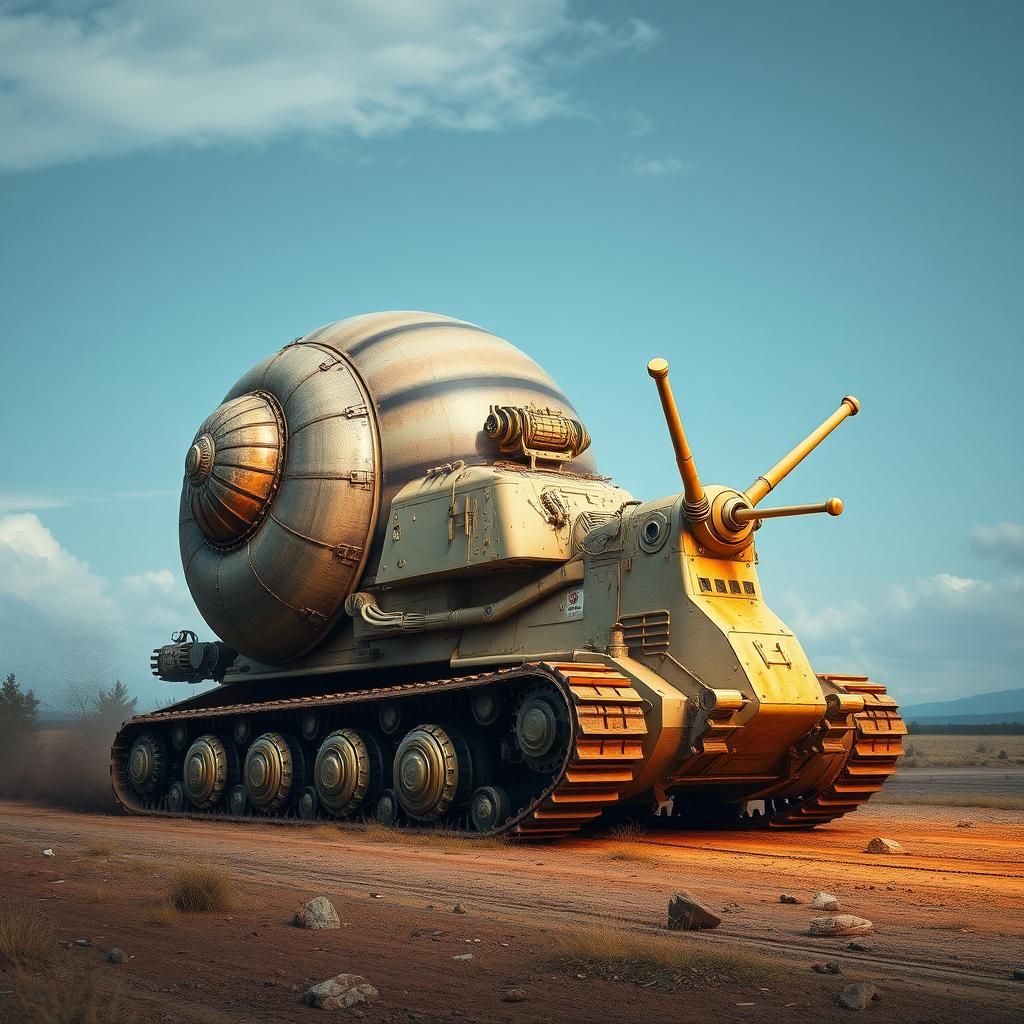 Mechanical Snail Tank: Giant Armored Vehicle