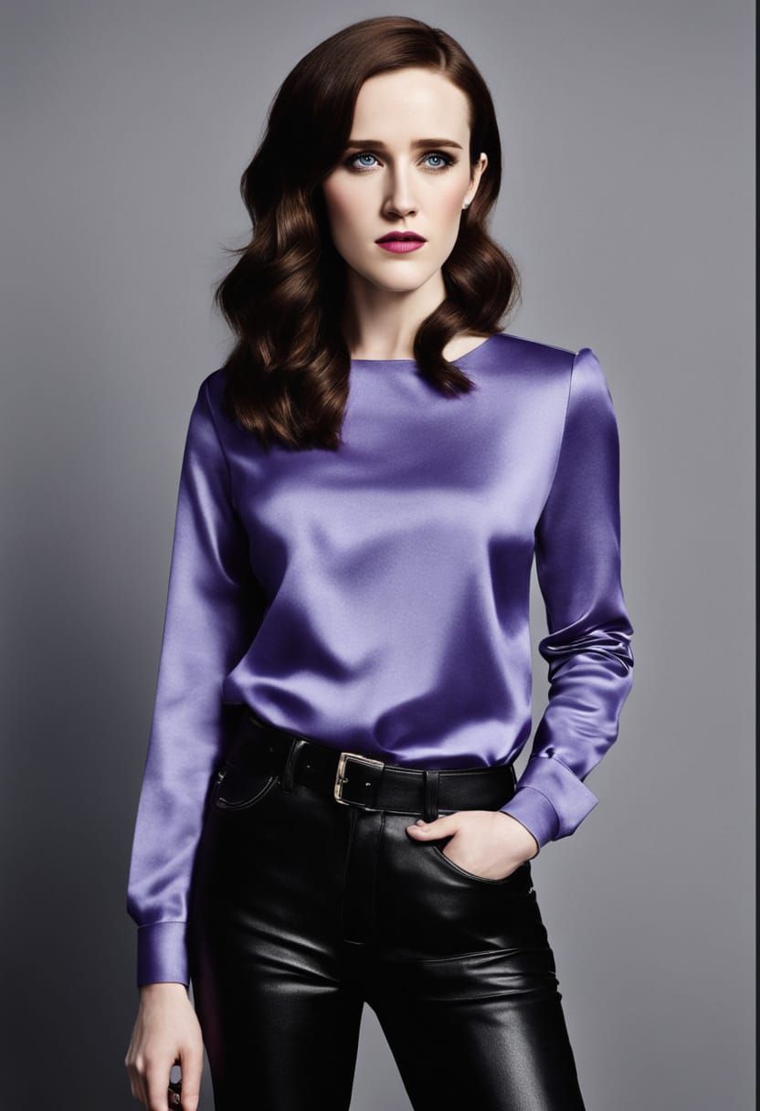 Rachel Brosnahan in Art Deco Fashion Portrait