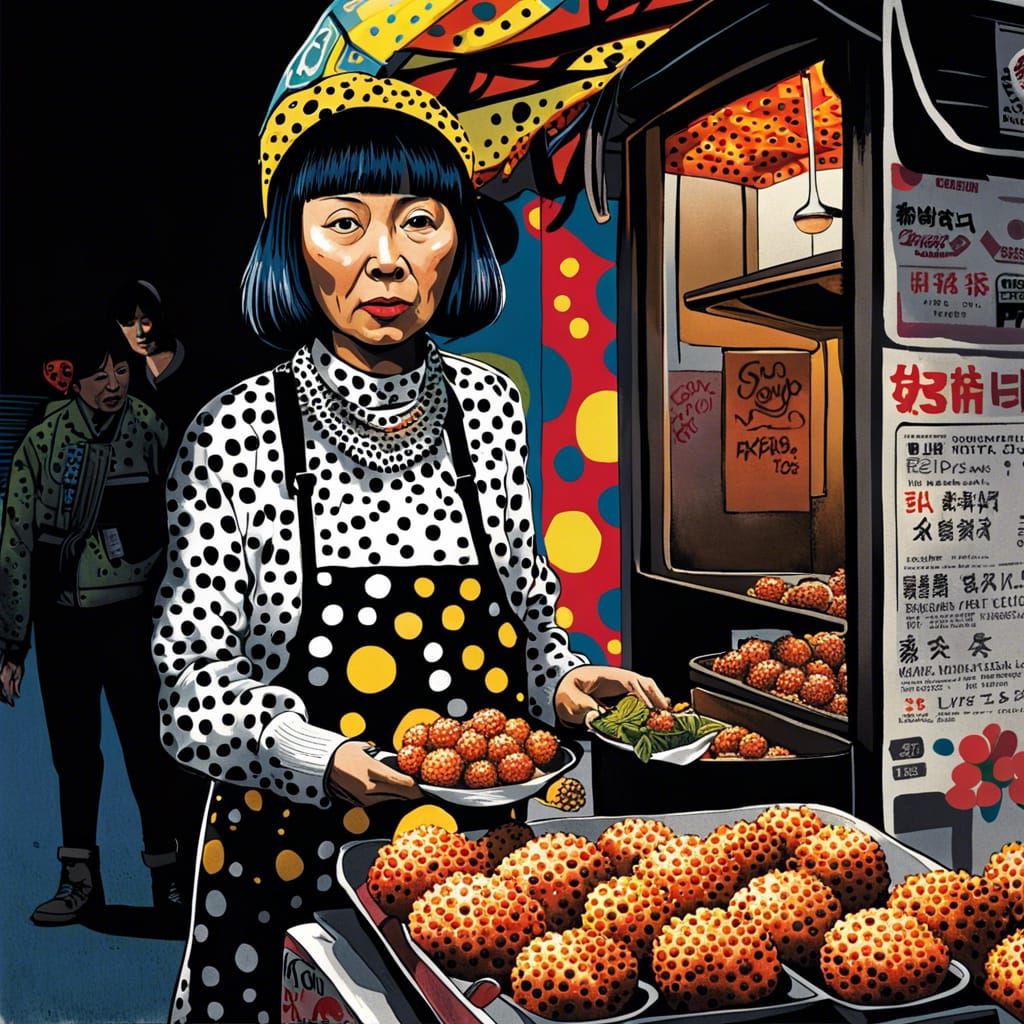 Yayoi Kusama: Street Food Vendor