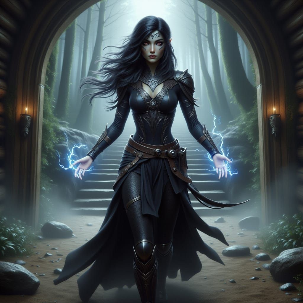 Black Dragon Hybrid - Izzie Kage