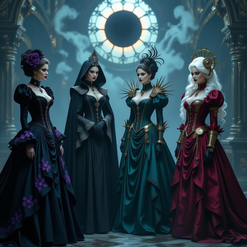 Victorian Villainesses in Gothic Steampunk Fantasy