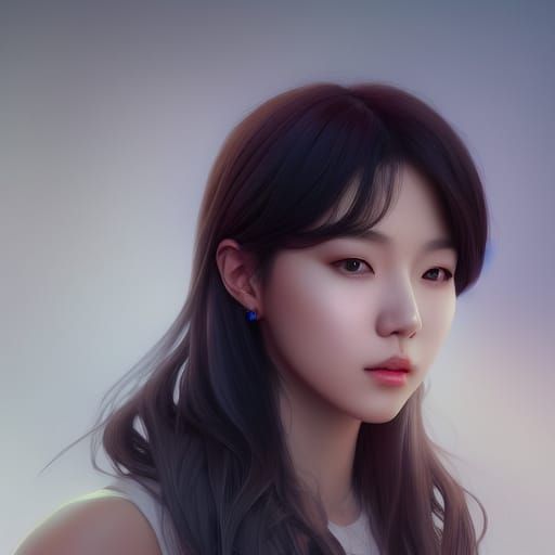 Hyperdetailed Kpop Stars Portrait in Unreal Engine 5