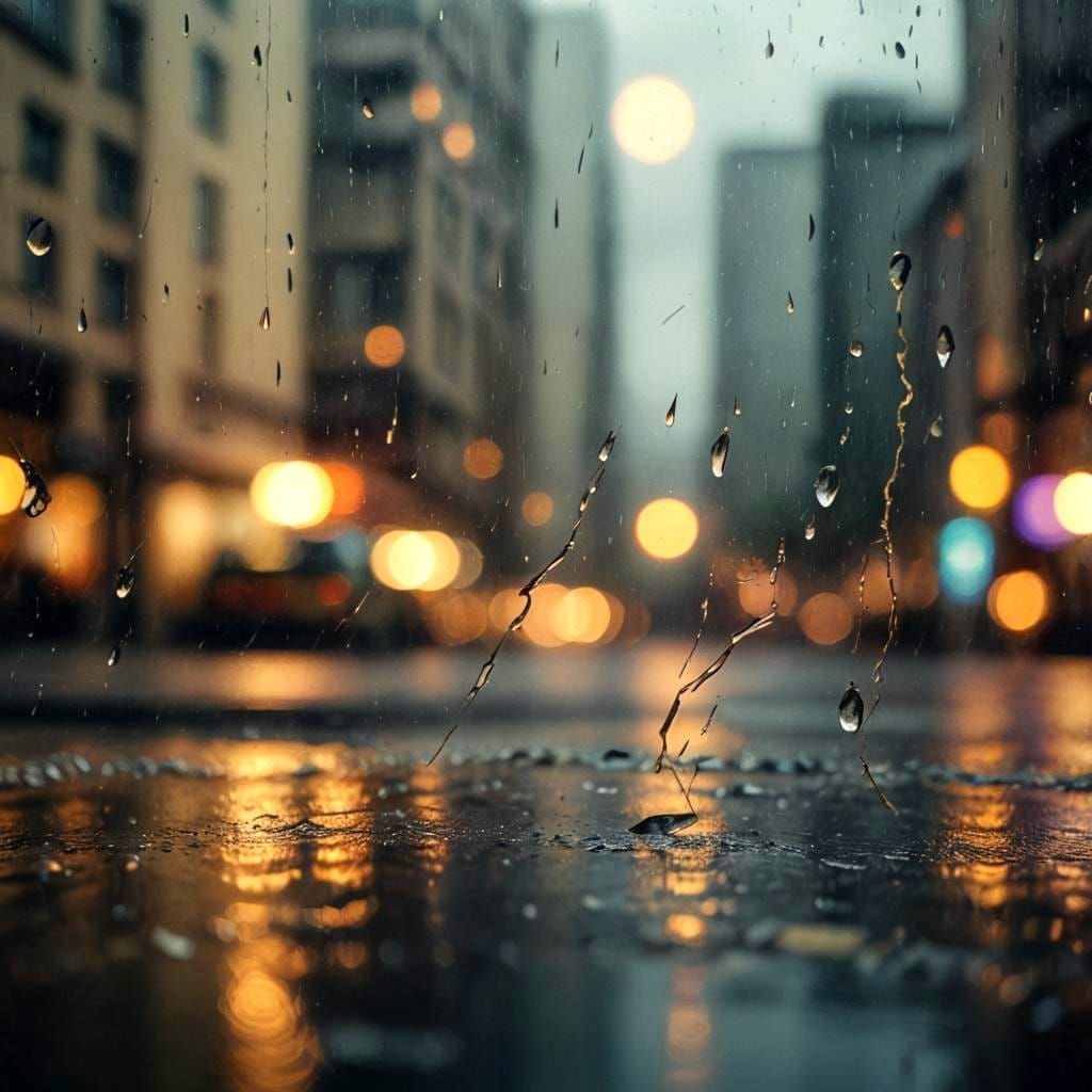 ‘Rain’ by Jorge Luis Borges
Quite suddenly the evening clears at last
As now outside the soft small rain is falling