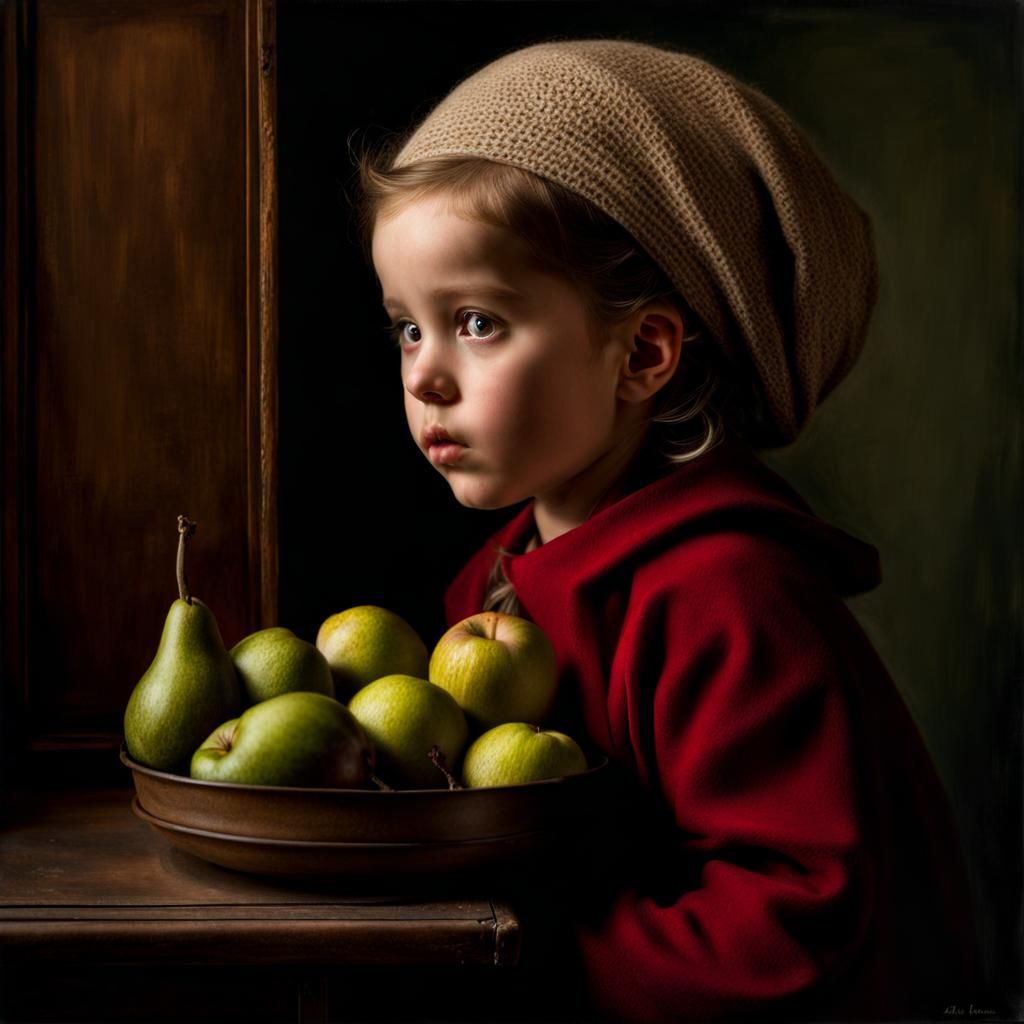 Fine Art Portrait in the Style of Old Masters