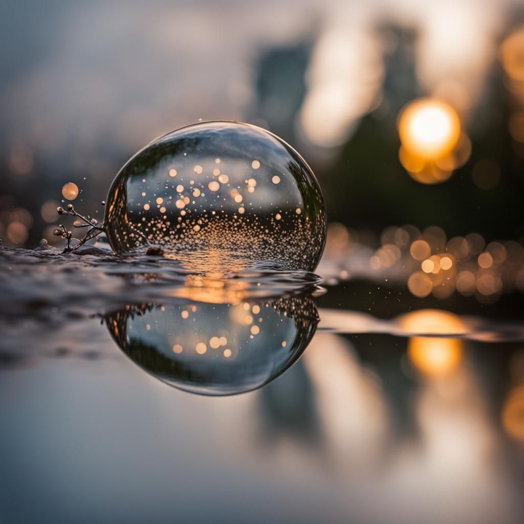 Water Reflection: Professional Photography with Bokeh