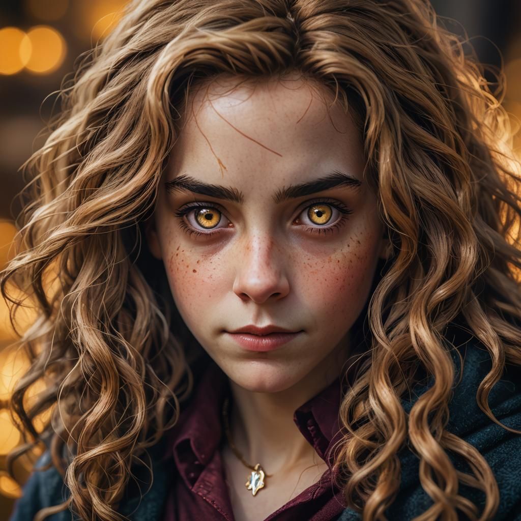 Furry Portrait of Hermione Granger in Sharp Focus