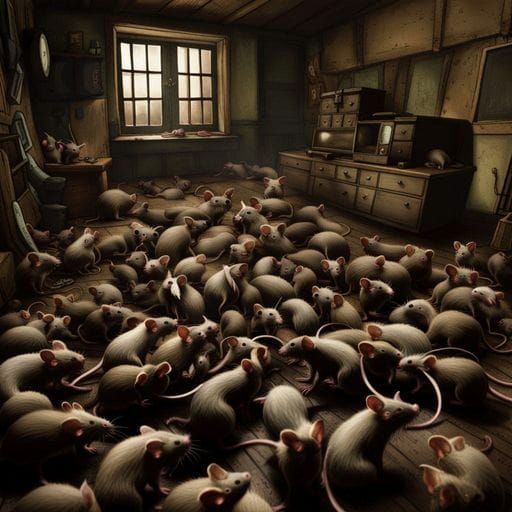 AI Generated Image of Rats