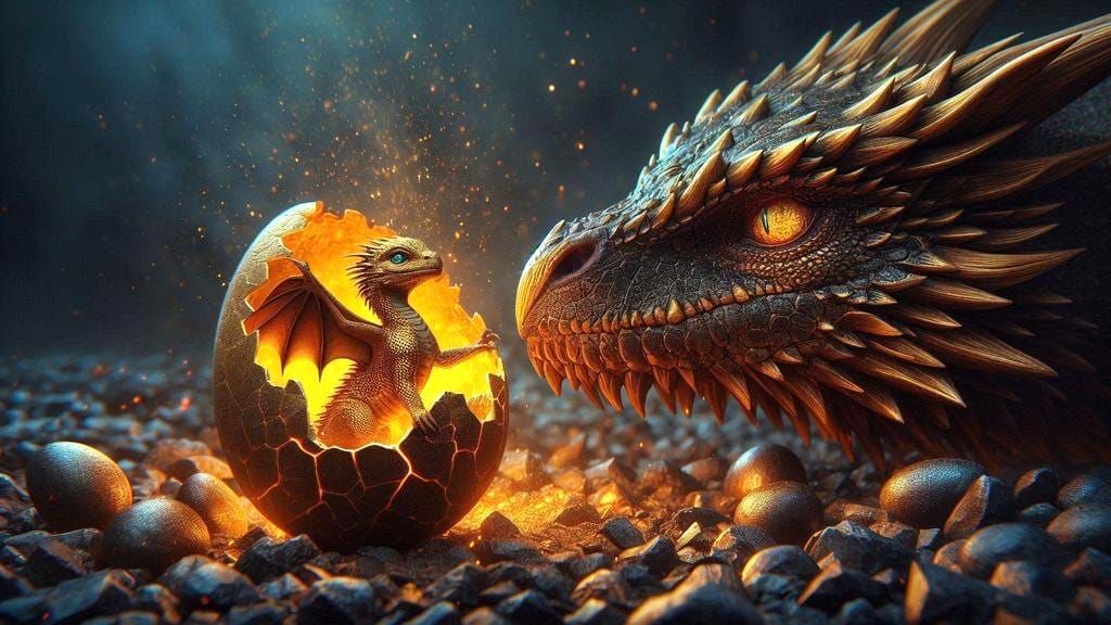 Welcome to the world baby dragon