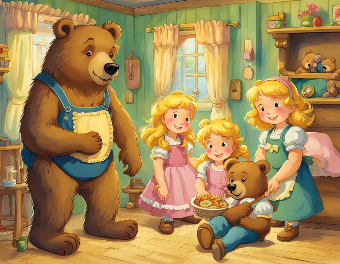Goldilocks and the Three Bears in a House