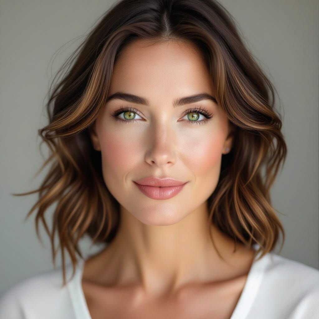 Photorealistic Portrait of a 47-Year-Old Woman