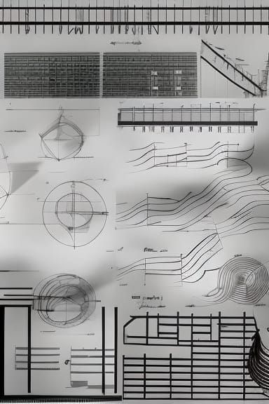 Chaotic 3D Music Graphic Score in Complex Style