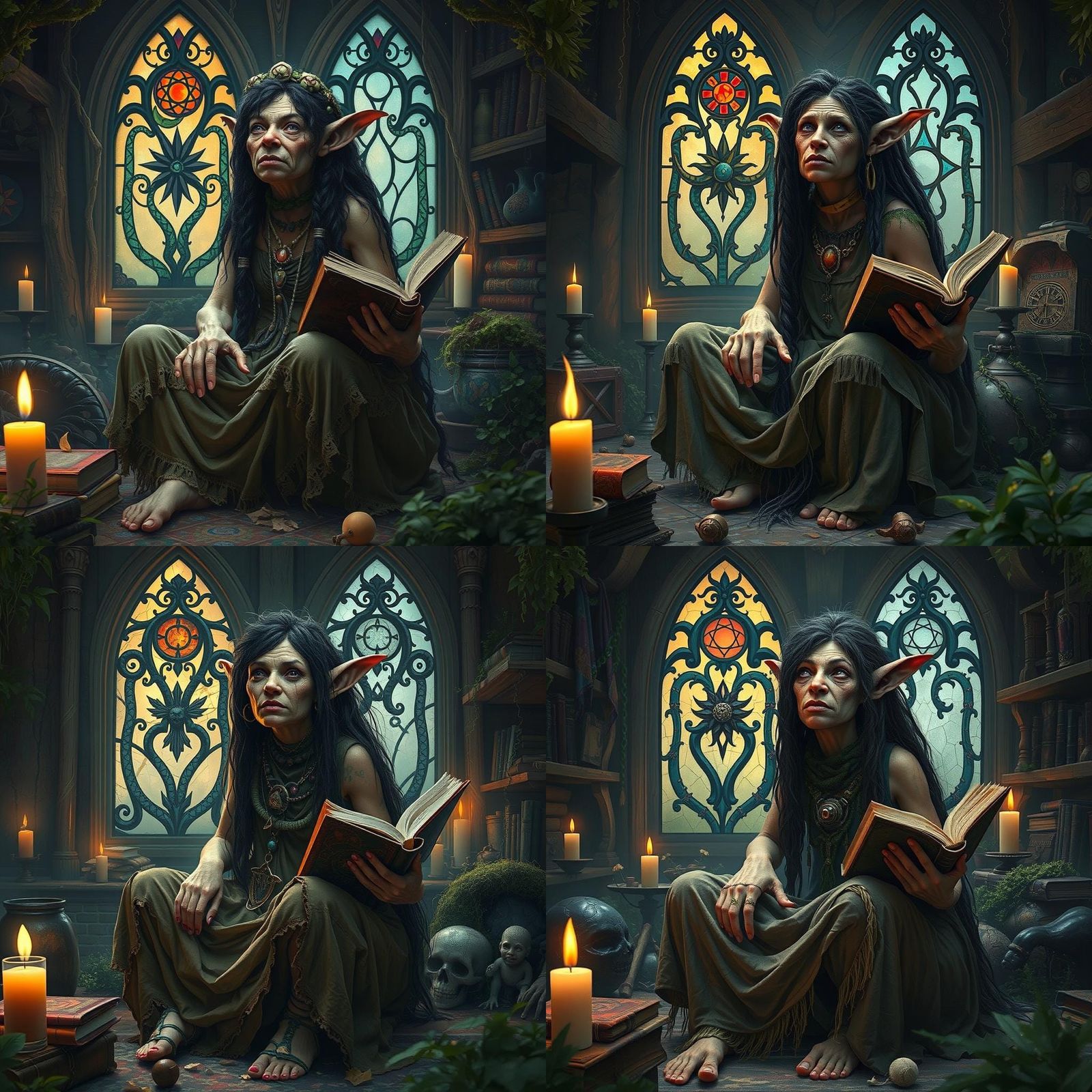 Enchanting Mama Troll in Mystical, Earthy Haven