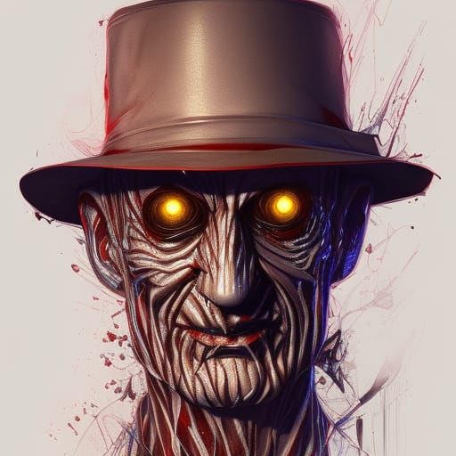 Hyperdetailed Portrait of Freddy Krueger in Unreal Engine 5