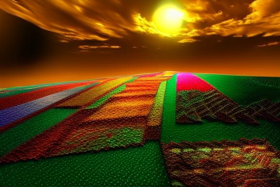 Hyperrealistic Easter Masterpiece with Volumetric Lighting