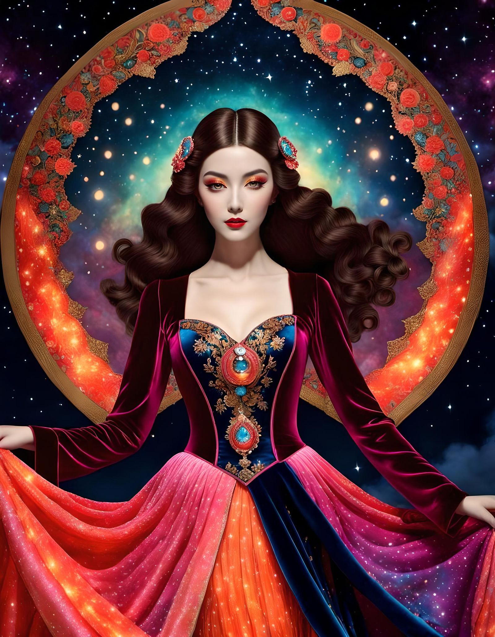 Wanda's Stardust Dream in Neon Fire