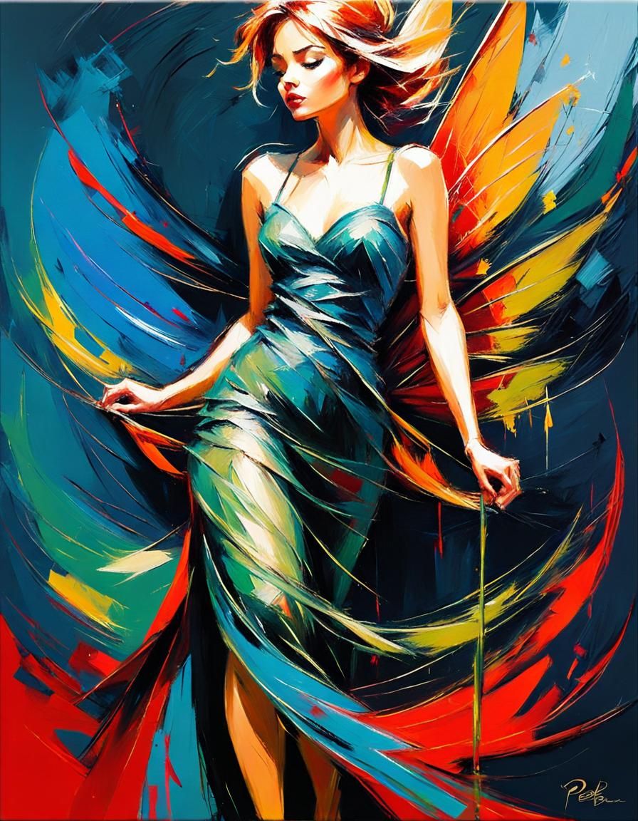 Tinkerbell Illustration in Henry Asencio Style