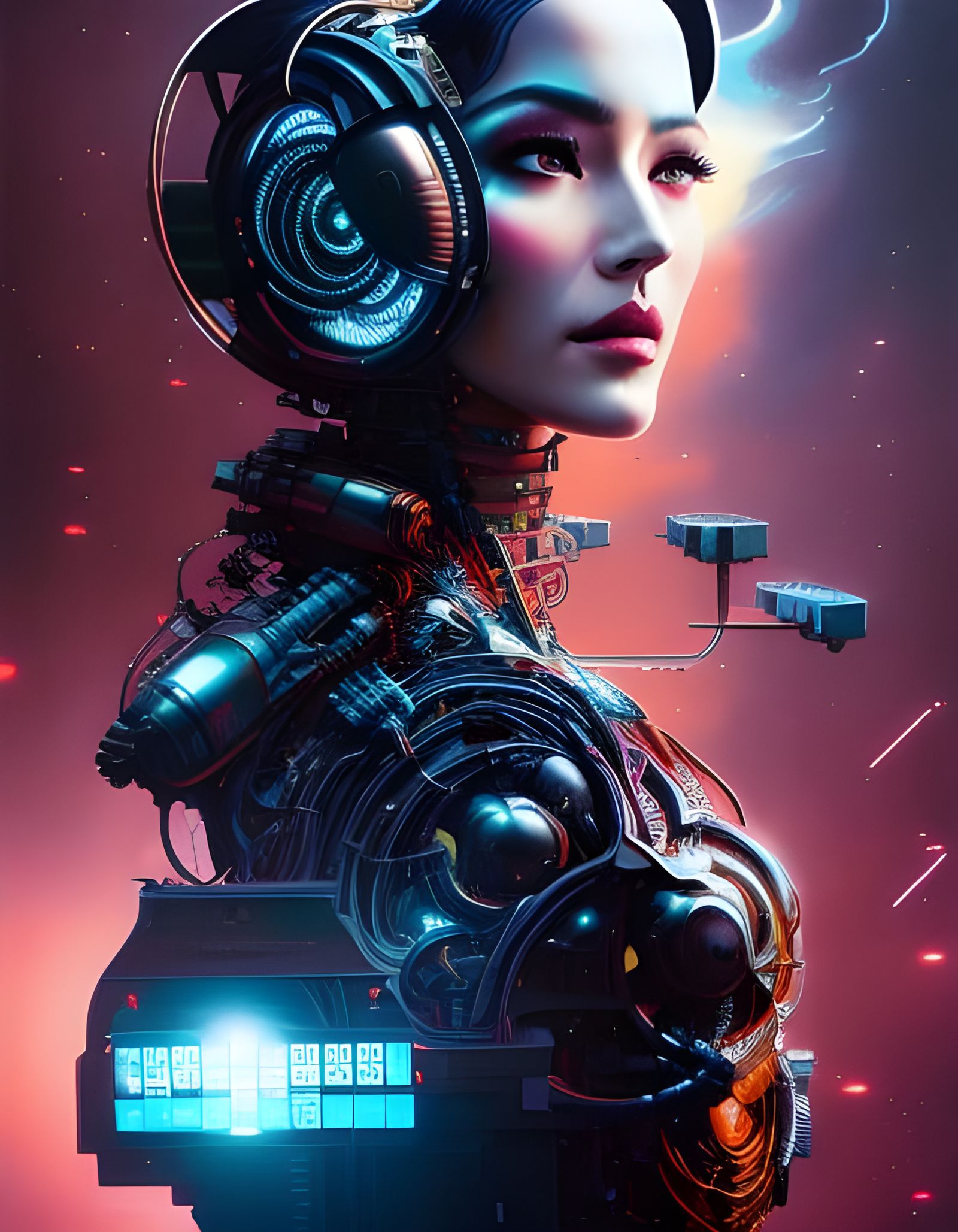 Circuitpunk Robot Meltdown in Cybernetic Matrix