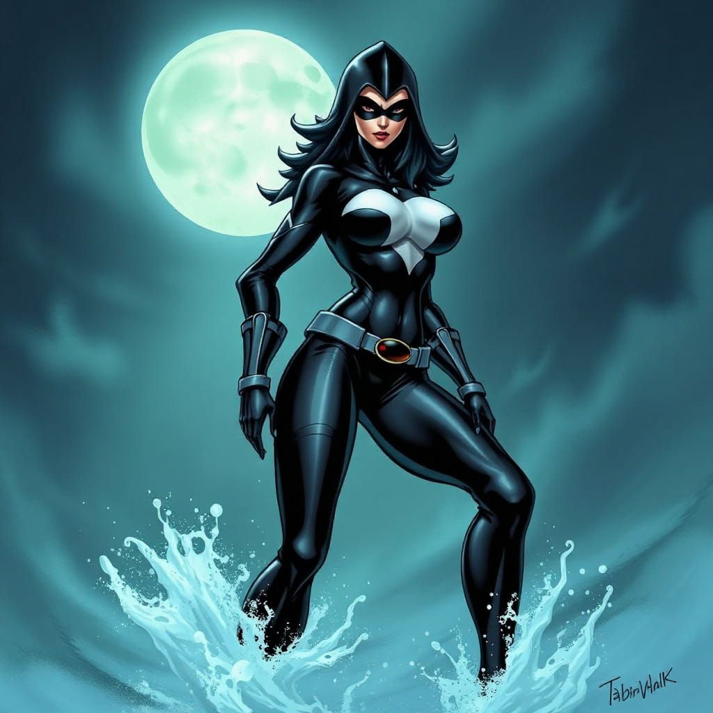 The Killer Whale: Oceanfront Supervillain Illustration