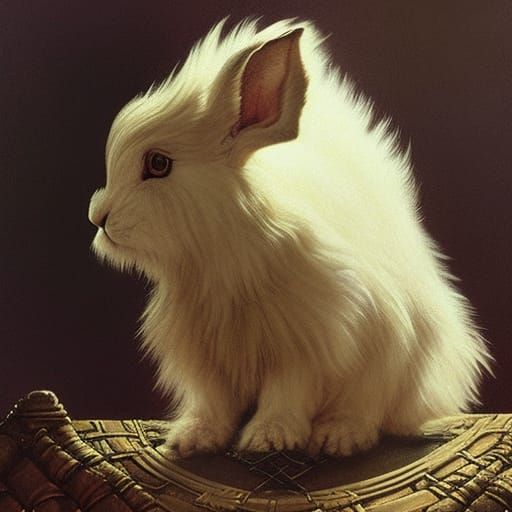 Bunny Rabbit Fantasy Knight Portrait