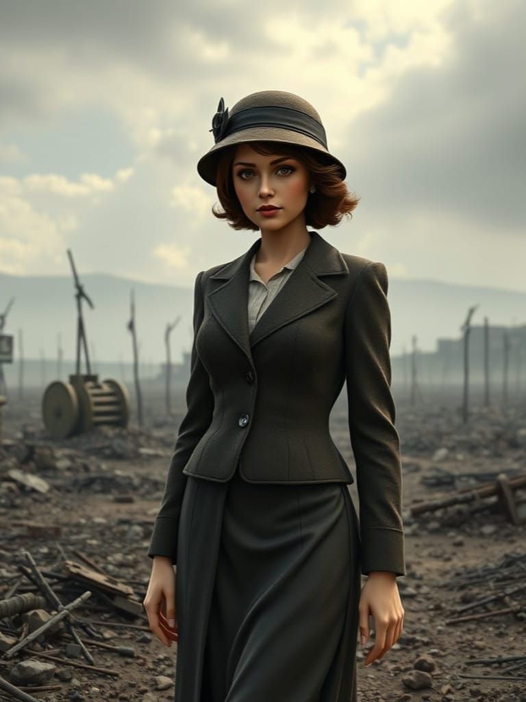 Miss Catherine Barkley in 3D Anime Art