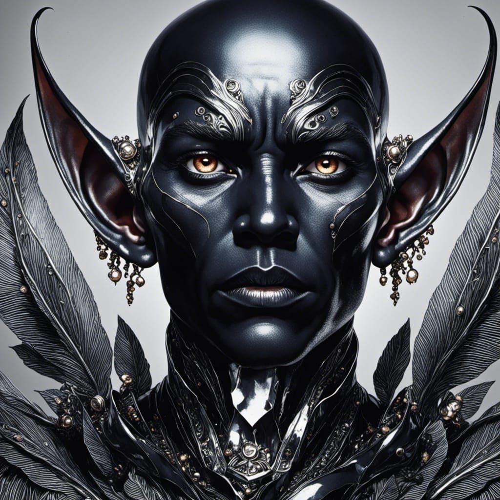 Image of an Elf with Elven Lacquer