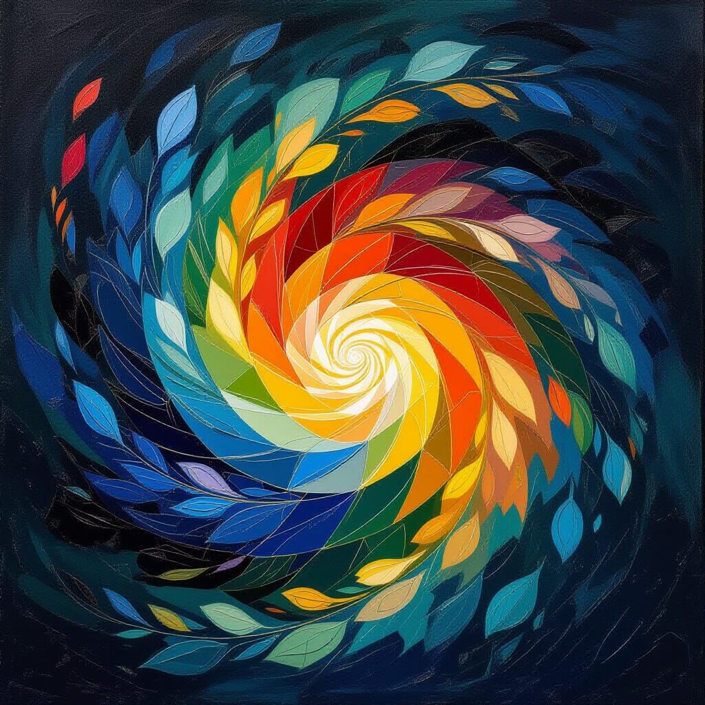 Radiant Energy Wave Explodes in Vibrant Colors