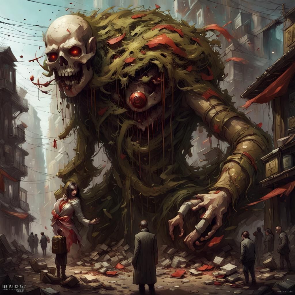 Personification of Greed: Fantasy Art in 4K