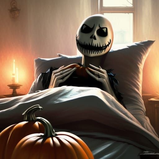 Jack Skellington's Death: a Dark Fantasy Masterpiece