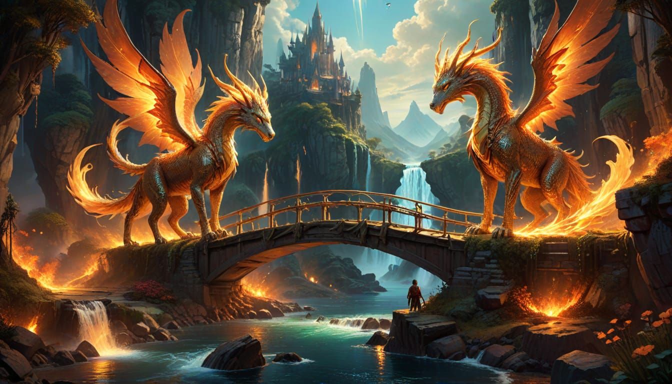 Ethereal Bridge of Elemental Forces Connects Two Continents ...