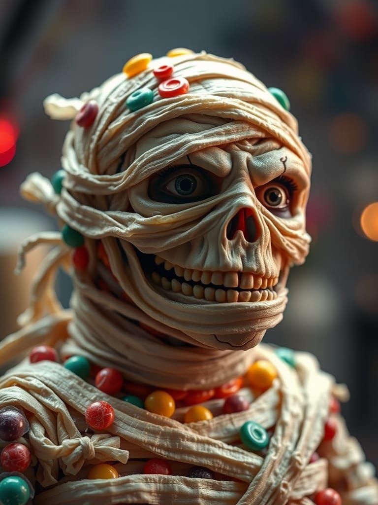 Candy Mummy Digital Matte Painting