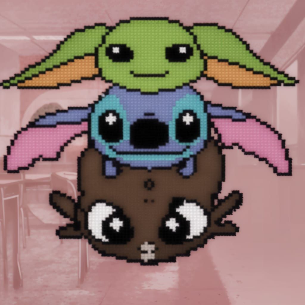 Anime-Style Girl in Classroom Setting