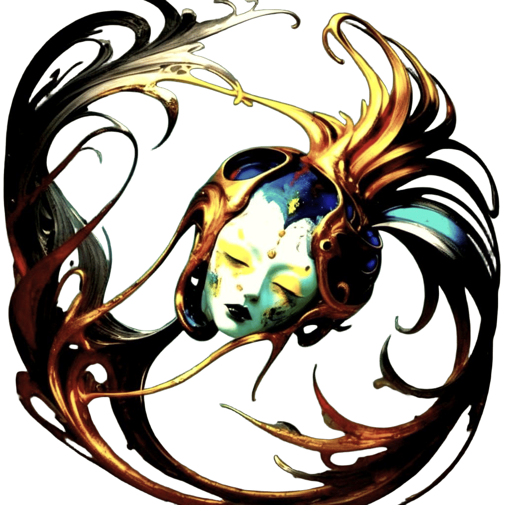 Surreal Maximalist Composition in Vibrant Colors