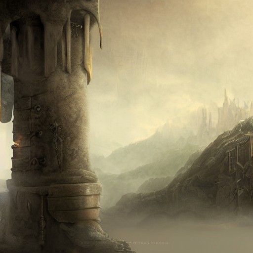 Ares: Detailed Matte Painting of the God of War